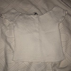 Brandy Melville cropped off the shoulder top